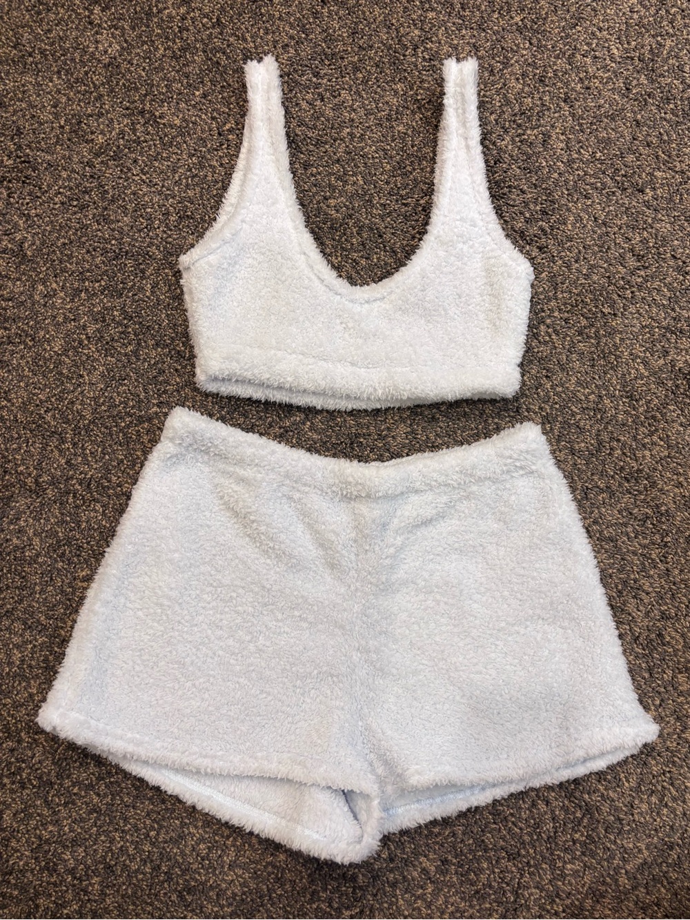 PINK Victoria's Secret Fuzzy Bralette & Shorts Set (1 DAY LEFT!)